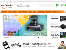 Tablet Screenshot of caraudiodirect.co.uk