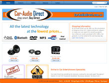 Tablet Screenshot of caraudiodirect.com.au